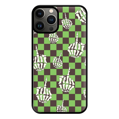 Green Middle Finger Phone Case for iPhone 11 Pro Max