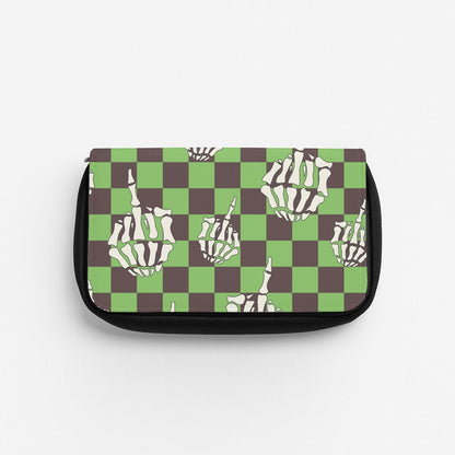 Green Middle Finger Pencil Case