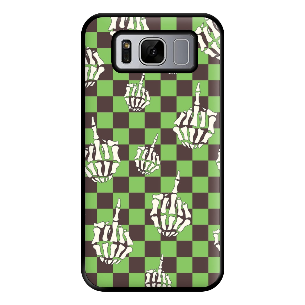 Green Middle Finger Phone Case for Galaxy S8 Plus