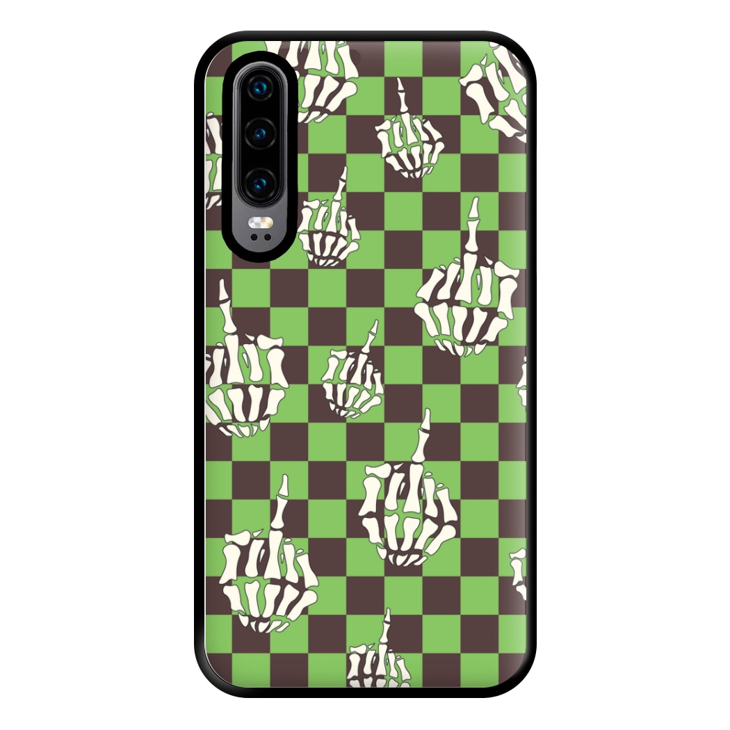 Green Middle Finger Phone Case for Huawei P30