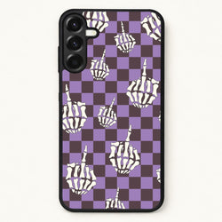 Purple Middle Finger Phone Case for Galaxy A37
