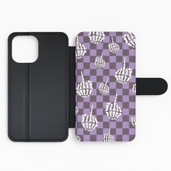 Purple Middle Finger Flip Phone Case