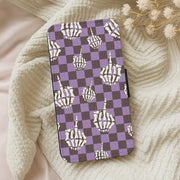 Purple Middle Finger Flip / Wallet Phone Case 5