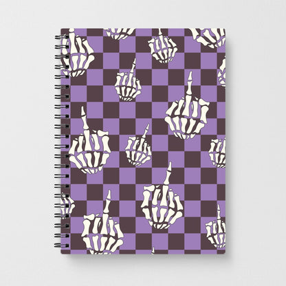 Purple Middle Finger Notebook