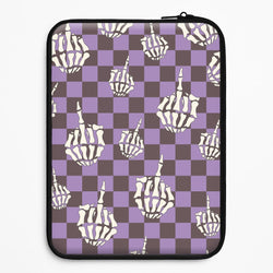 Purple Middle Finger Universal Laptop Sleeve
