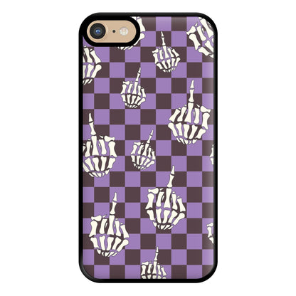 Purple Middle Finger Phone Case for iPhone 6 / 7 / 8 / SE