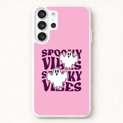 Spooky Vibes Pink Phone Case for Galaxy S26 Ultra