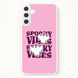Spooky Vibes Pink Phone Case for Galaxy A17
