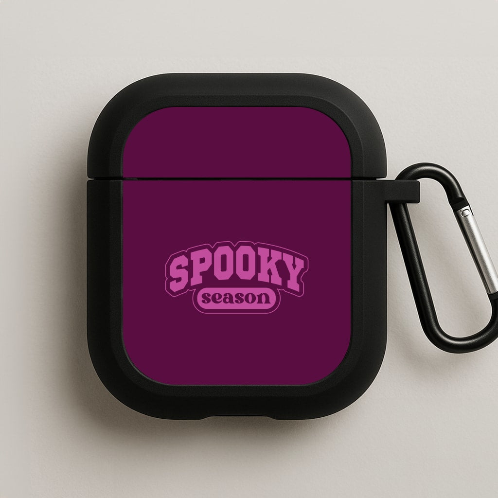 Spooky Season Varsity AirPods Case