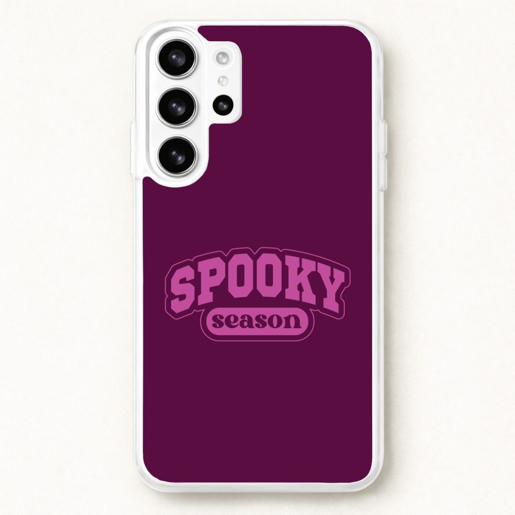 Spooky Season Varsity Phone Case for Galaxy S26 Ultra