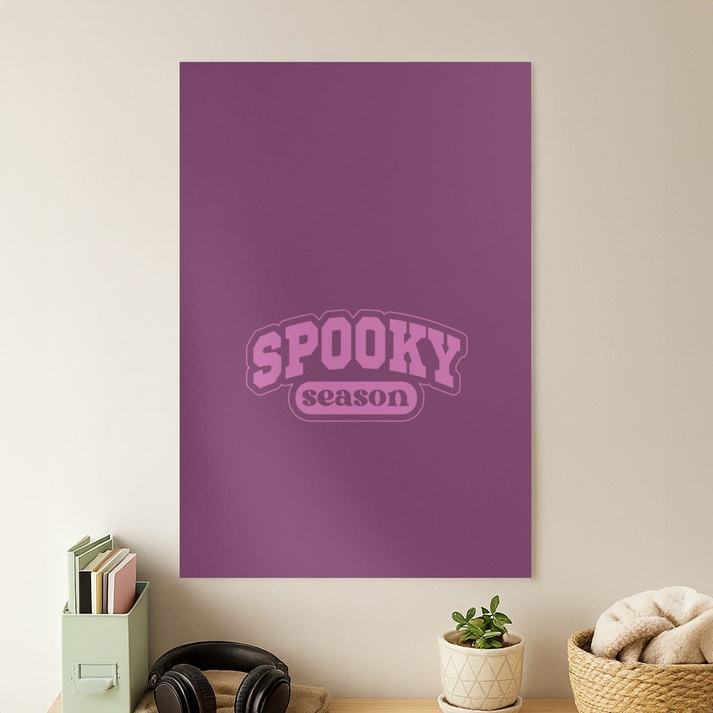 Spooky Season Varsity Poster