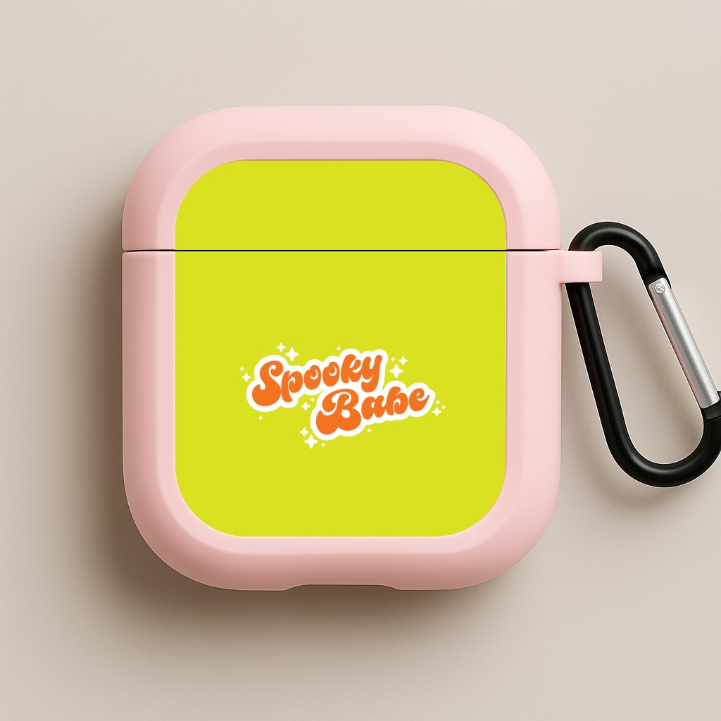 Spooky Babe Pink AirPods Case