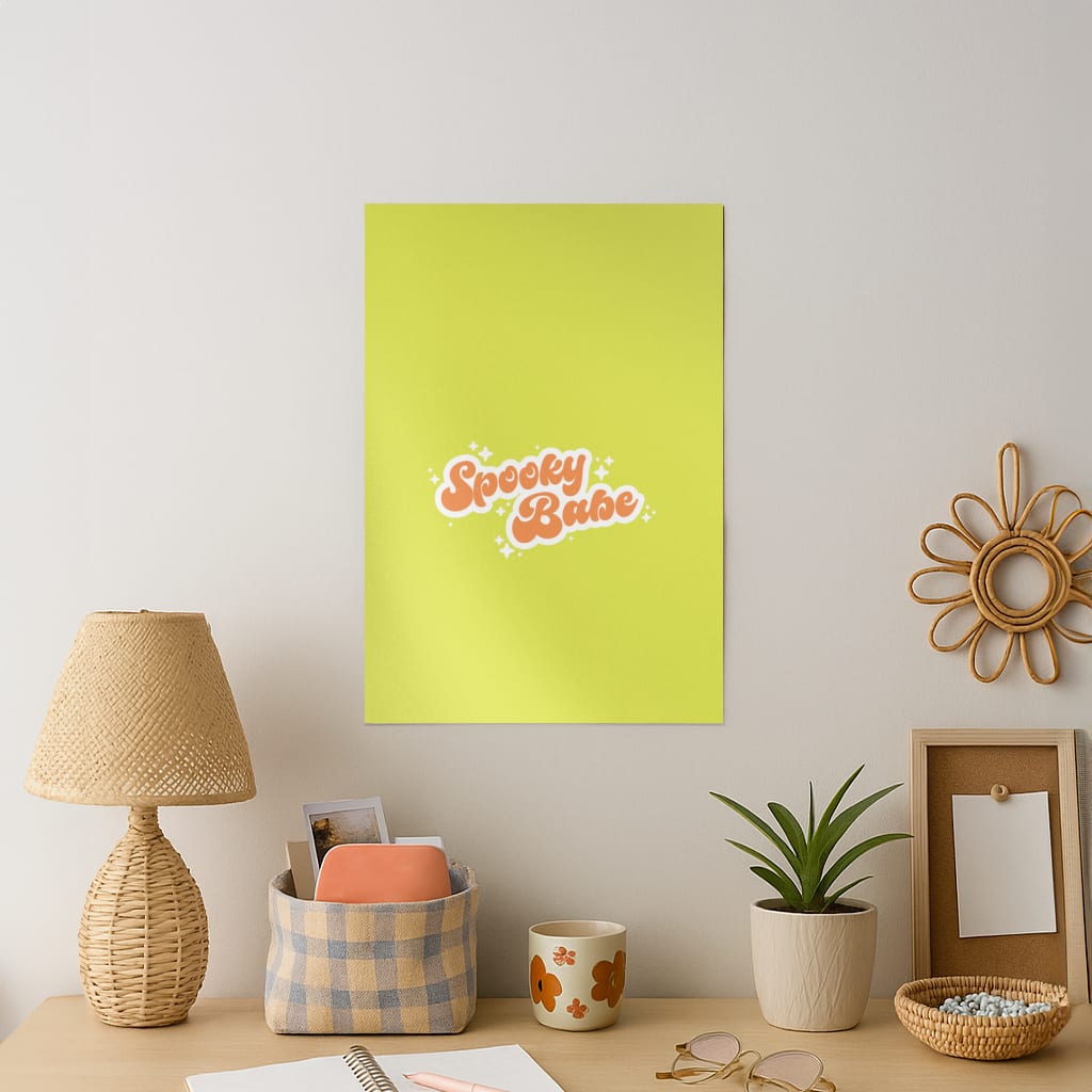 Spooky Babe Art Print