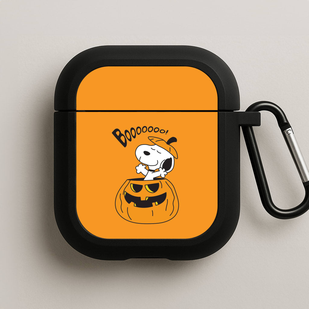 Cartoon Beagle Pumpkin AirPods Case
