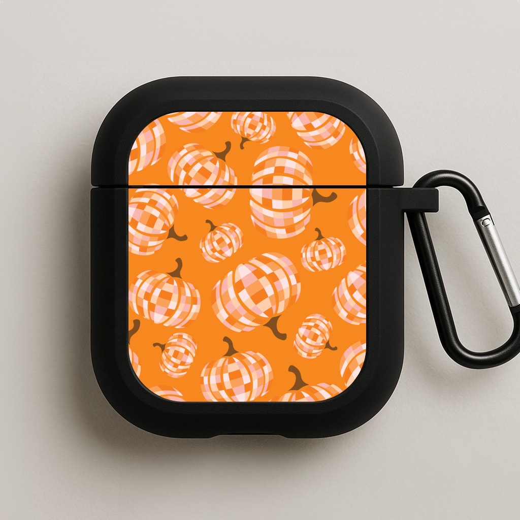 Disco Pumpkins Pattern AirPods Case