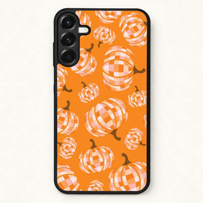 Disco Pumpkins Pattern Phone Case for Galaxy A57