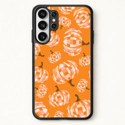 Disco Pumpkins Pattern Phone Case for Galaxy S26 Ultra