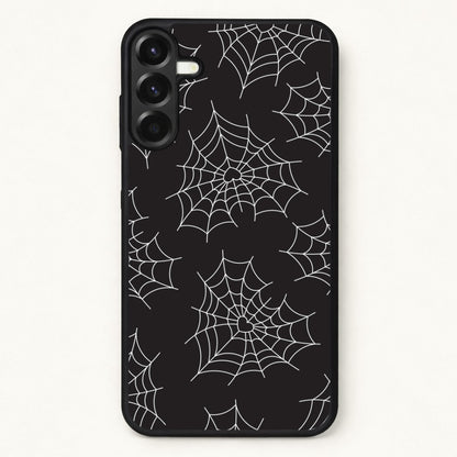 Spiderweb Hearts Pattern Phone Case for Galaxy A37