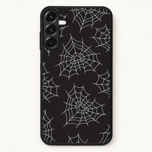 Spiderweb Hearts Pattern Phone Case for Galaxy A57