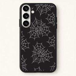 Spiderweb Hearts Pattern Phone Case for Galaxy S26