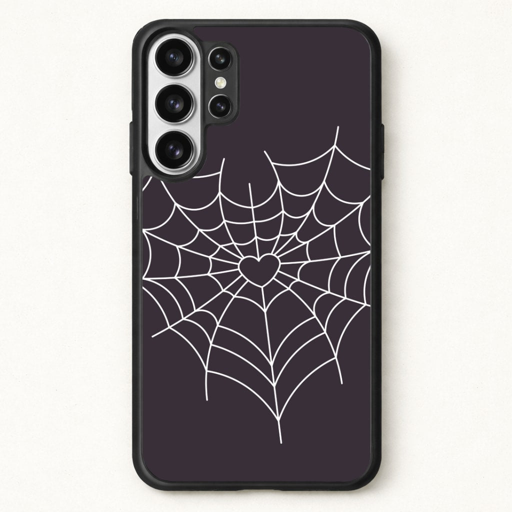 Spiderweb Hearts I Phone Case for Galaxy S26 Ultra