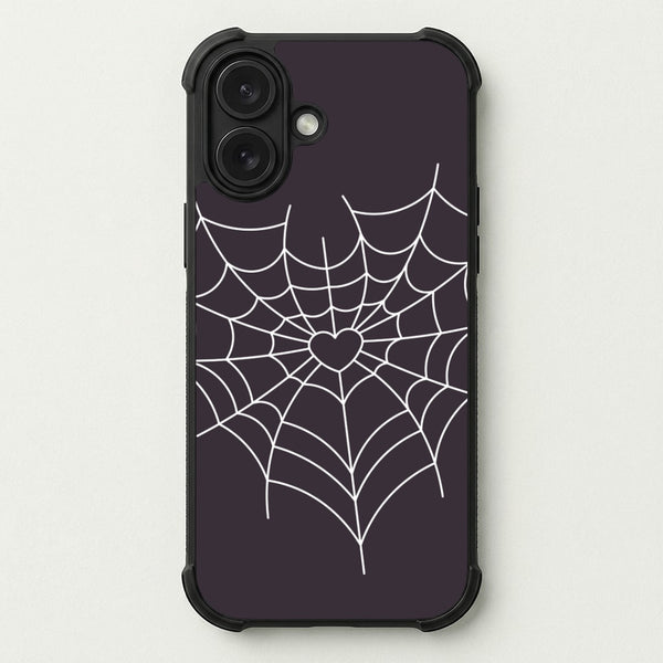 Spiderweb Hearts I Phone Case — Bumper case