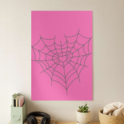 Spiderweb Hearts II Poster