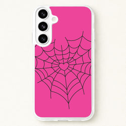 Spiderweb Hearts II Phone Case for Galaxy S26 Plus