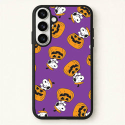 Cartoon Beagle Pumpkin Pattern Phone Case for Galaxy S26