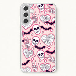Cute Halloween Stickers Pattern Phone Case for Galaxy A37