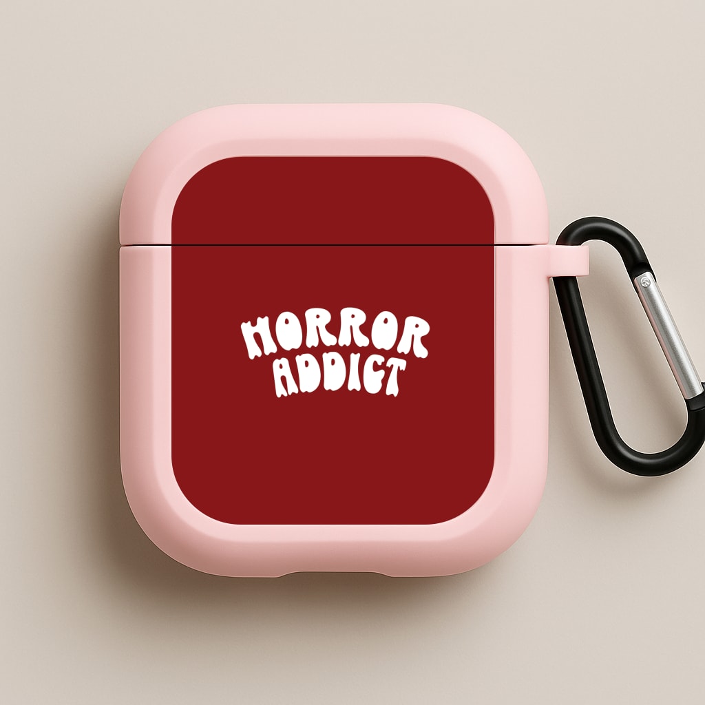 Horror Addict Pink AirPods Case