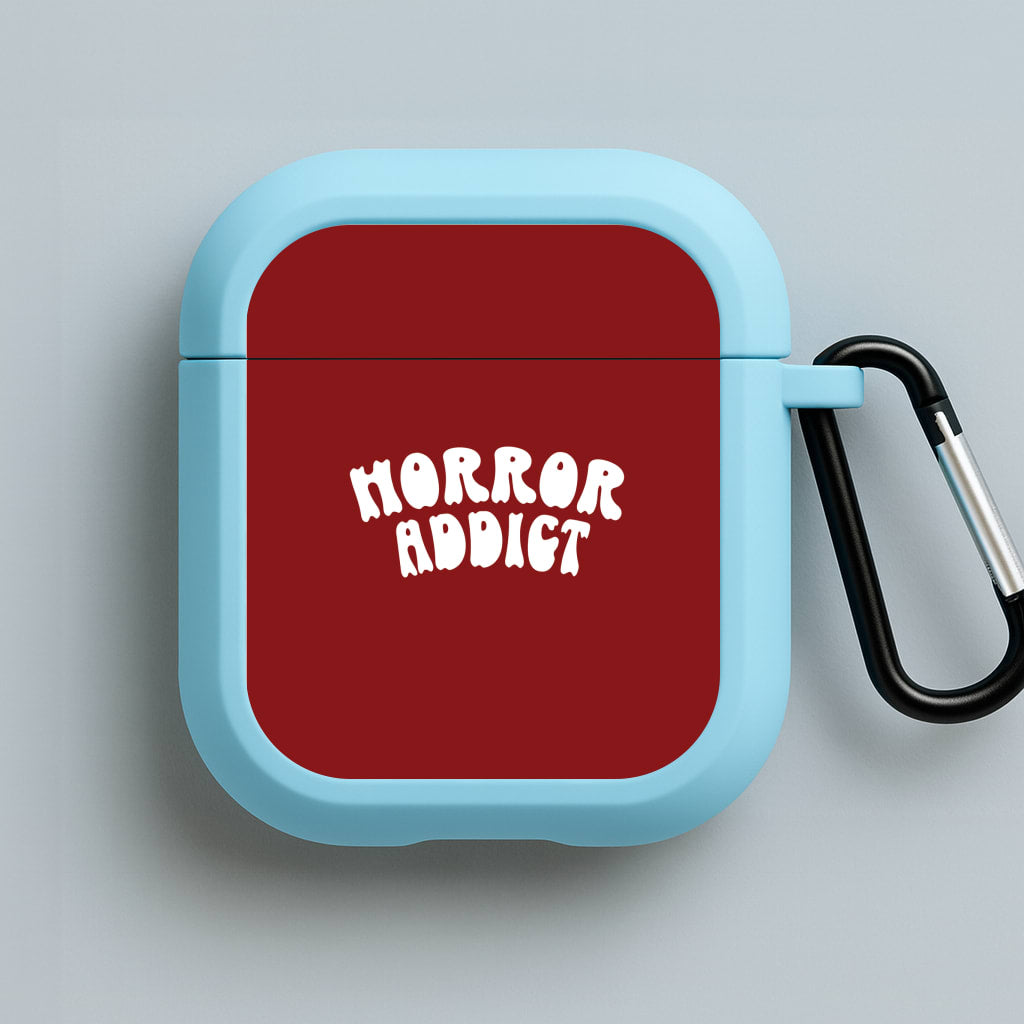 Horror Addict Blue AirPods Case