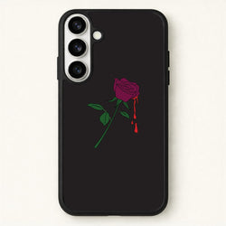 Dark Pink Rose Phone Case for Galaxy S26