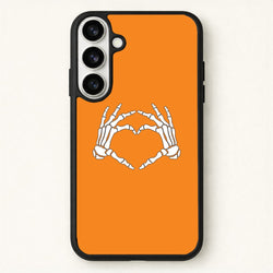 Skeleton Heart Phone Case for Galaxy S26 Plus