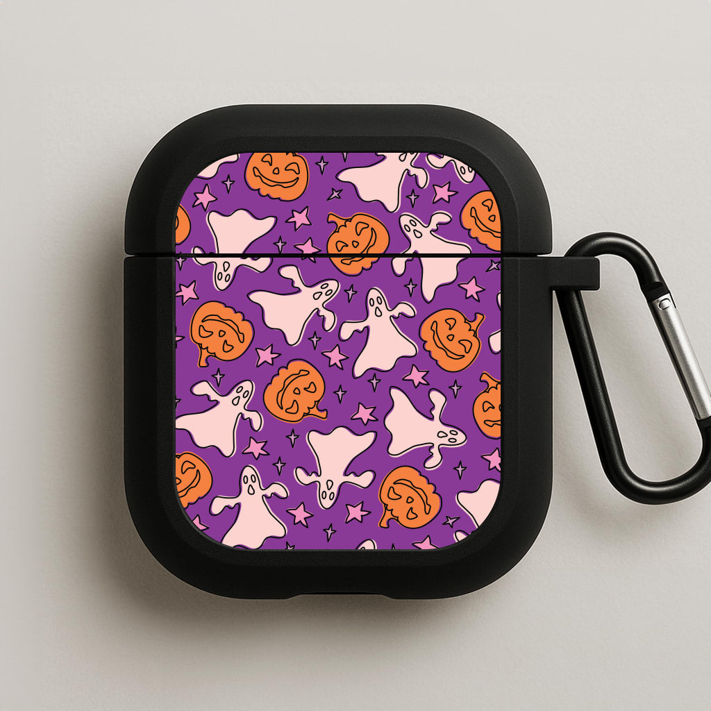 Abstract Halloween Pattern AirPods Case