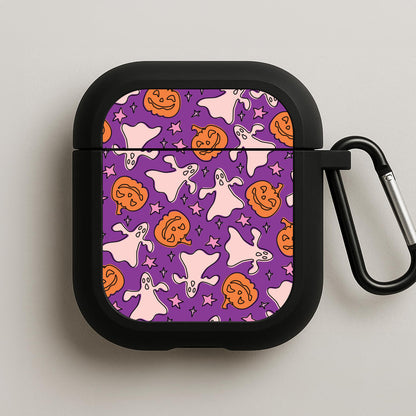 Abstract Halloween Pattern AirPods Case