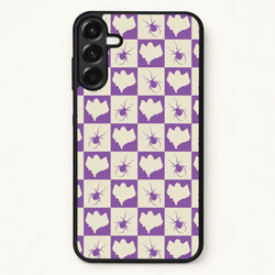 Spiders And Ghosts Checkered Pattern I Phone Case for Galaxy A17