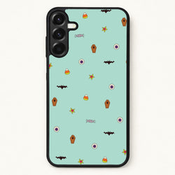 Minature Halloween Cartoons Pattern Phone Case for Galaxy A17