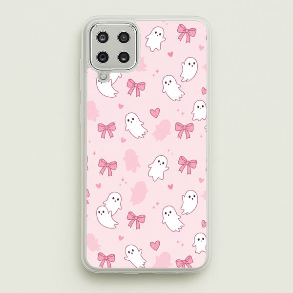 Pink Ghosts And Bows Phone Case - Galaxy A12 / Standard