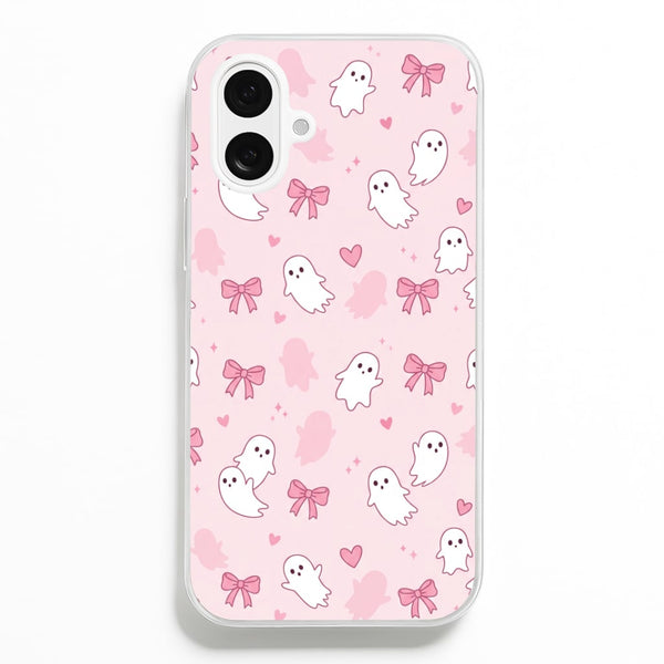 Pink Ghosts And Bows Phone Case - iPhone 16 Plus / Standard
