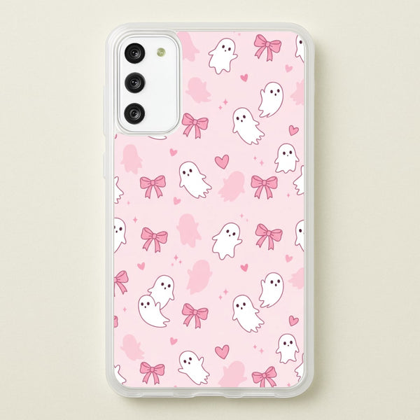 Pink Ghosts And Bows Phone Case - Galaxy S20 / Standard