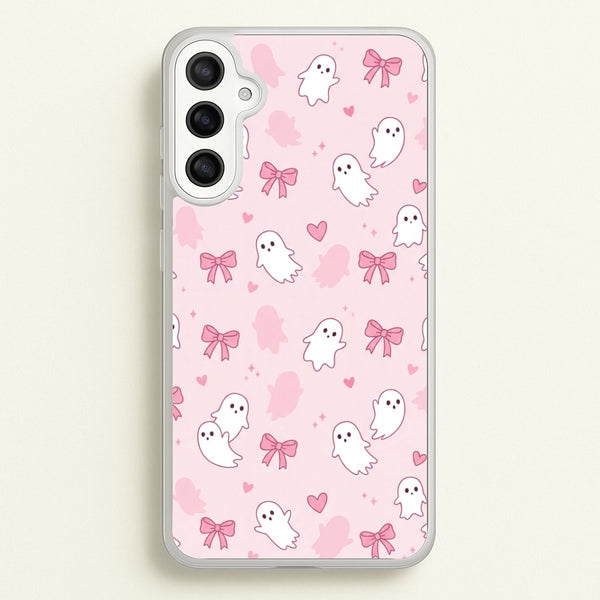 Pink Ghosts And Bows Phone Case - Galaxy A36 / Standard