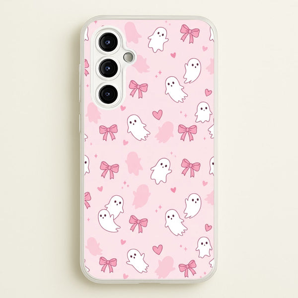 Pink Ghosts And Bows Phone Case - Galaxy A54 / Standard