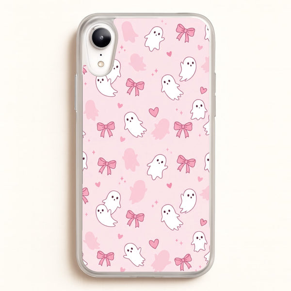 Pink Ghosts And Bows Phone Case - iPhone XR / Standard