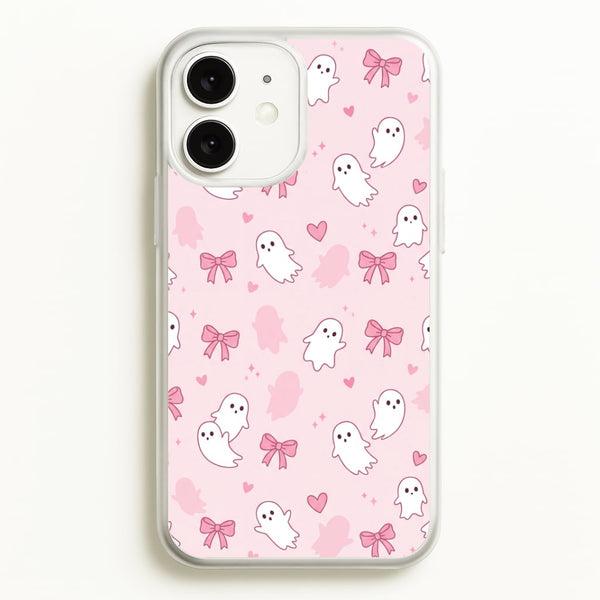 Pink Ghosts And Bows Phone Case - iPhone 11 / Standard