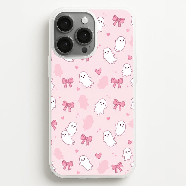 Pink Ghosts And Bows Phone Case - iPhone 13 Pro / Standard