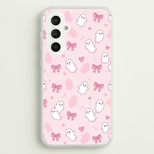 Pink Ghosts And Bows Phone Case - Galaxy S23FE / Standard