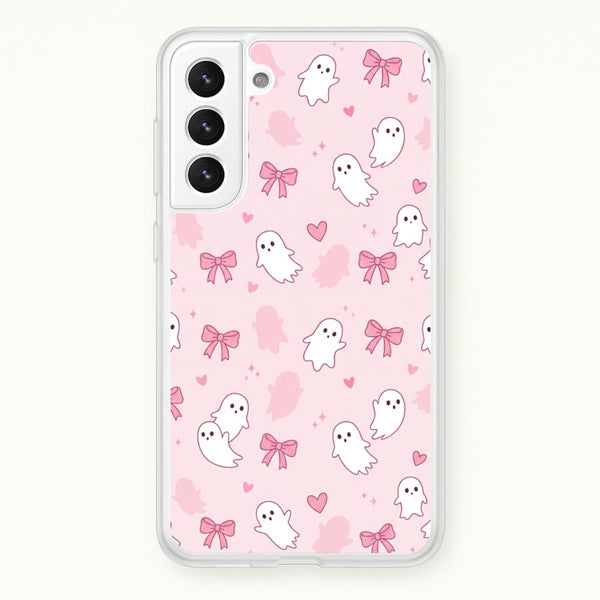 Pink Ghosts And Bows Phone Case - Galaxy S21FE / Standard
