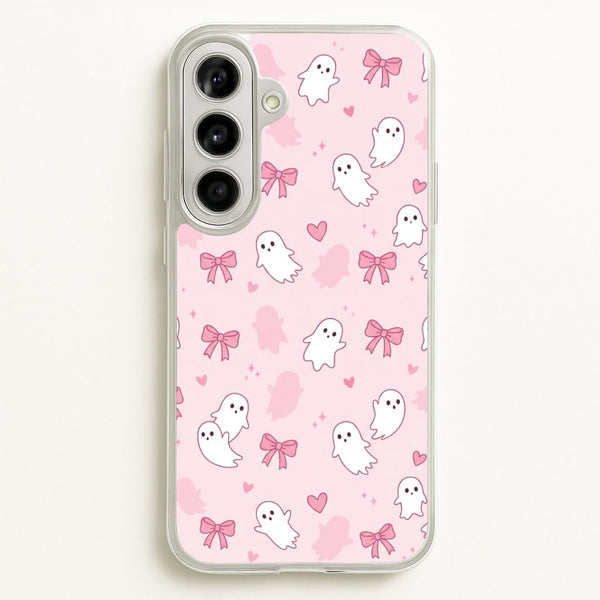 Pink Ghosts And Bows Phone Case - Galaxy A56 / Standard