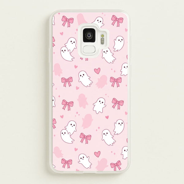 Pink Ghosts And Bows Phone Case - Galaxy S9 / Standard